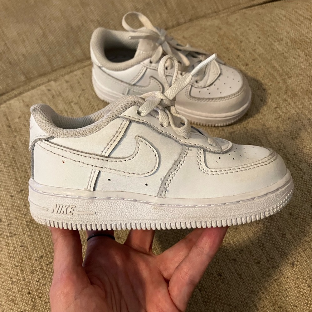 Nike toddler Air Force 1 in white